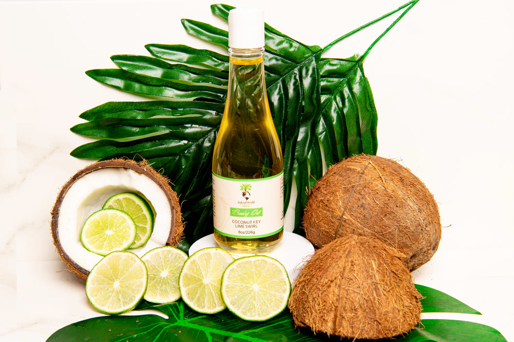 Coconut Key Lime Swirl Body Oil